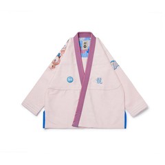 Albino and Preto Year of the Dragon Noreen Peach BJJ Gi JIU JITSU Kimono 450GSM