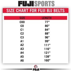 Fuji Sports Jiu Jitsu Brazilian JiuJitsu MMA BJJ Adult Gi Rank Belt Brown A5