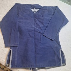 Jacket & Pants (2 Pc Set) Karate Elite Sports Brazilian Design A2 Navy -Preowned