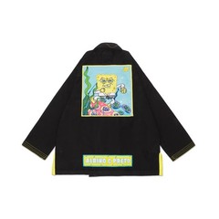 A&P Albino and Preto Spongebob 2 JiuJitsu Brazilian Uniform MMA Kimono BJJ GI