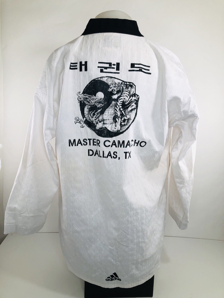 ADIDAS / MASTER CAMACHO Dallas – MMA Martial Arts TAEKWONDO Mens 5 / 190 GI