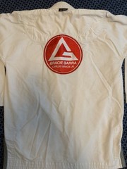 Gracie Barra Equipe TrainLite Jiu-Jitsu Gi A1 White Adult Unisex (used once)