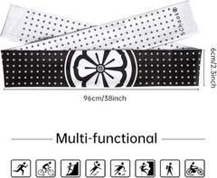 Karate Kid Cobra Kai Tenugui Reversible Warrior Headband, Bushido Hachimaki