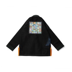 Albino and Preto Batch #108: Stained Glass BJJ Kimono 450 gsm Black BJJ Gi