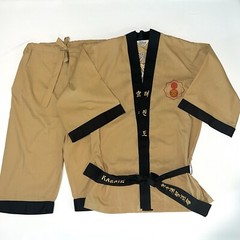 VTG 70’s Mr. Karate Embroidered Tiger Training Gi Uniform Kimono & Pants Costume