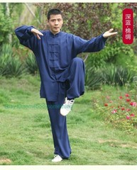 Men’s Cotton Kung Fu Tai Chi Uniform Martial Arts Wushu Taiji Wing Chun Suit New
