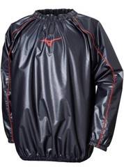 Mizuno Sauna suits Weight loss wear top and bottom set Black Training MSS-SET