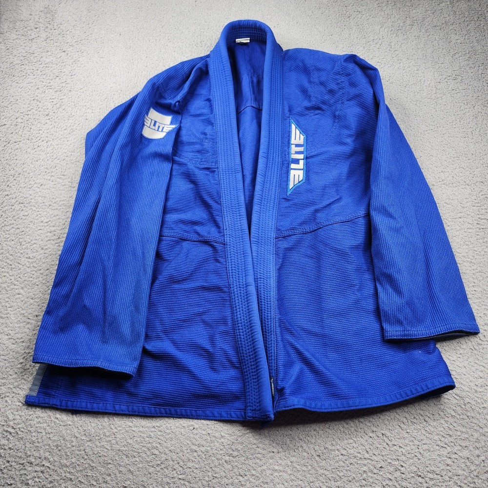 Elite Gi Kimono Jacket Adult A4 Blue MMA Jiu Jitsu (Jacket Only)