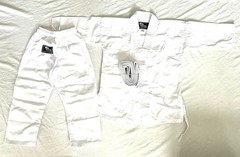 Hawk Karate Gi Martial Arts Uniform White Size 00 Kids Youth Full Suit Taekwondo