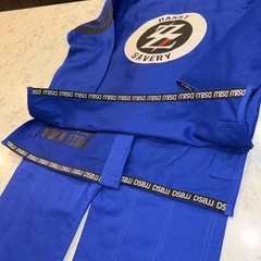 Danny Savery Jiu Jitsu Gi Blue A2 BSBJJ Kimono Uniform Set Jacket Pants Adult