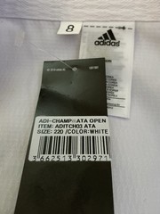 Adidas Sz 220 3XL ADI-CHAMP III Open Front Taekwondo Uniform Jacket NWT