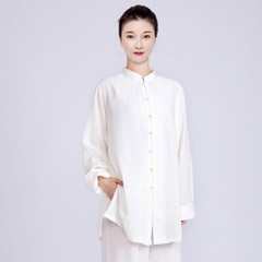 Summer Breathable Short Sleeve Kung Fu Shirts Wing Chun Training Vintage Sport