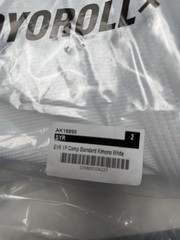 Authentic Shoyoroll Comp standard Kimono White Size 2 Never Opened/used