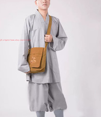 New Buddhist Monk Casual Uniform Kung Fu Training Suit Martial arts Clothes Suit