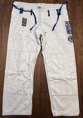 American Top Team Century BJJ Jiu Jitsu Gi Kimono Set White Size A1 100% Cotton