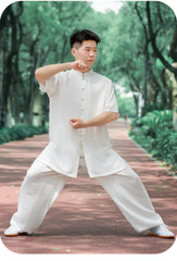 Kun Master Summer Kung Fu Dress Martial Art Uniform Tai Chi Clothes Wushu