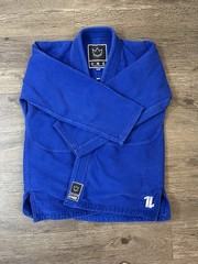 Blue Kingz THE ONE BJJ Gi, Size A1H 100% Cotton Coat and Pants