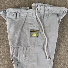 A2L BJJ Gi Pants Gray Jiu Jitsu Youth Sz L (See Measurements)
