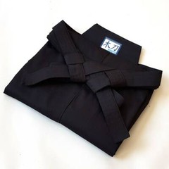 Japanese Hakama Bokuto Deluxe Black for Aikido Kendo Iaido