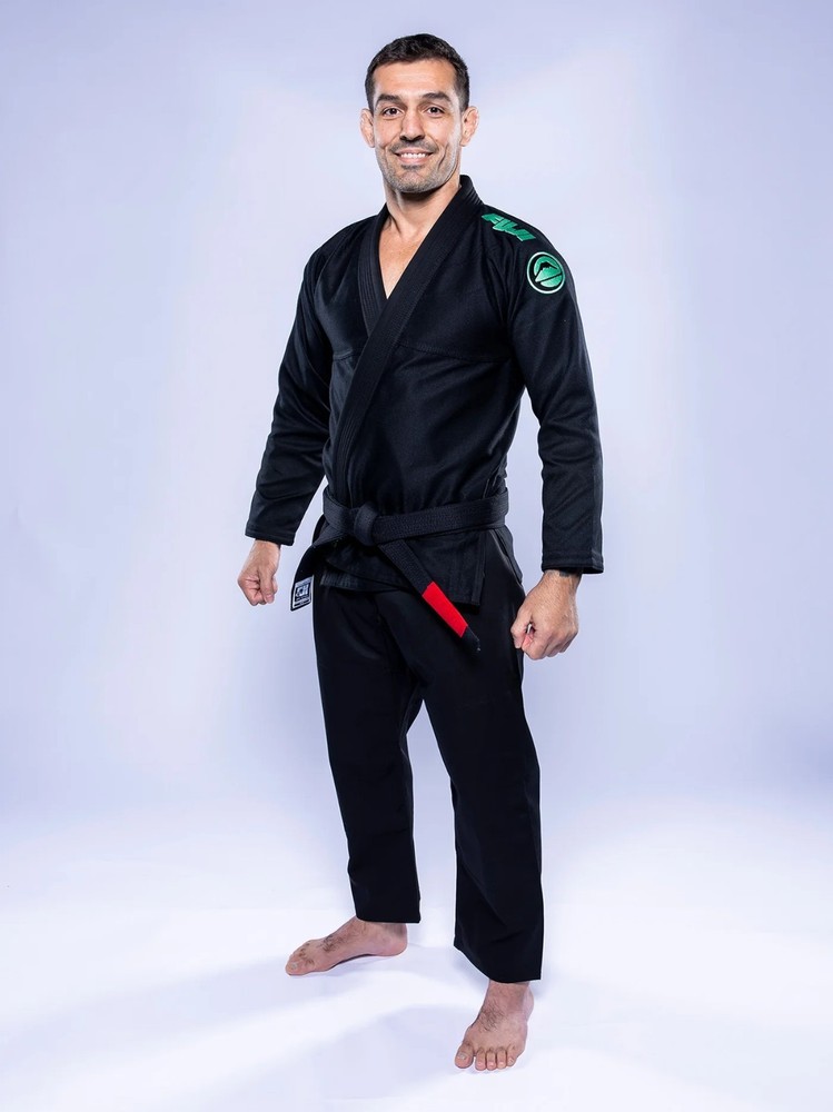 Fuji Sports Baseline 2.0 Mens Brazilian Jiu Jitsu Gi Jiu-Jitsu BJJ – Black/Mint