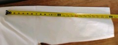 Century Set Heavyweight White 100% Cotton Size 5 GI Jacket And Pants 3 Belts