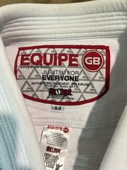 Storm Kimonos Equipe GB Gracie Barra BJJ Gi Uniform A4 White/Red