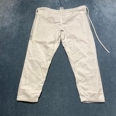 Adidas Dojo Leo Vieira Jiu Jitsu Gi Pants Mens M2 White Martial Arts Drawstring