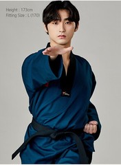 MOOTO MTX Midnight Blue Color Uniform WT Demonstration Team Dobok Performance