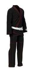 Thapur Sports Elite Brazilian Jiu Jitsu Gi Uniform – Black/Red – Free Belt