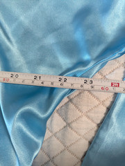 Satin Uniform, tai chi kung fu wing chun, top pants belt, blue, long sleeve