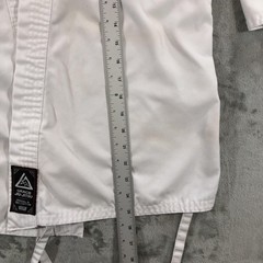 Gracie Jiu-Jitsu Official Gi Set 1/140 Boys White Jacket Pants 100% Cotton BJJ