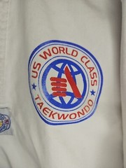 US World Class Taekwondo Gi Dobok Uniform Top Sz 150cm White Martial Arts Supply