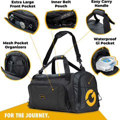 Jiu Jitsu Duffle Bag Waterproof MMA Boxing Martial Arts Gear Bag