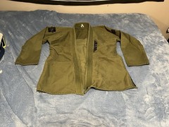 Elite Sports BJJ Gi Kimono A3 Green Jiu Jitsu Uniform Jacket Mens Top Only