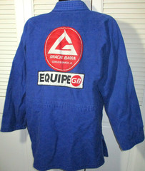 GRACIE BARRA Official Kimono~Blue~Size Men’s A-4~Preowned
