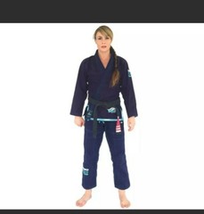 Fuji Suparaito Lightweight Womens Brazilian Jiu-Jitsu BJJ Gi – Size W0 Blue
