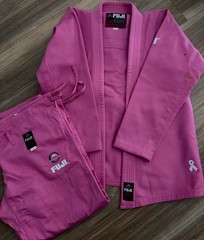 FUJI Brazilian Style Jiu Jitsu Gi Kimono Uniform Size W2- NO BELT – PINK BJJ