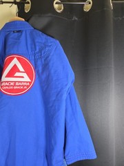 Gracie Barra Limited Edition Ripstop Trainlite Blue Kimono Top Jacket 1 Piece A2