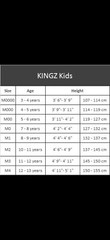 KINGZ Kimonos UFC Gym BJJ Gi Black M3 Official UFC Gym Kids 11-12 Years