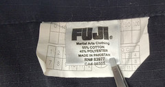 Fuji BJJ Gi A3 Black Brazilian Top Team BTT Jiu Jitsu Kimono Uniform Pants Adult