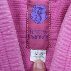 Fenom Kimonos Gi Kimono Size M-3 Pink MMA Jiu Jitsu (Jacket & Pant Only)