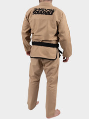 Scramble Men’s Base-K BJJ MMA Gi Sand Khaki 450gsm Top Ripstop Pants Size A3 NEW