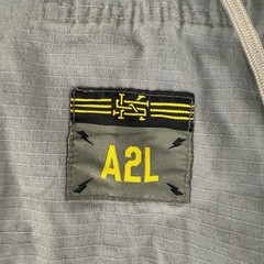 A2L BJJ Gi Pants Gray Jiu Jitsu Youth Sz L (See Measurements)