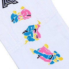 Albino & Preto Sanktuary WHITE BJJ Gi Kimono Limited Edition With Bags