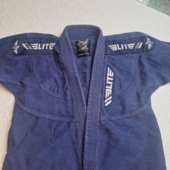 Jacket & Pants (2 Pc Set) Karate Elite Sports Brazilian Design A2 Navy -Preowned