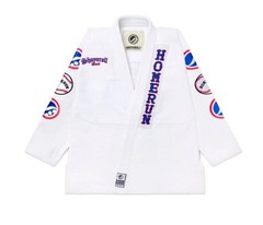 New Shoyoroll x Homerun collaboration white BJJ Gi |Jiu-Jitsu Kimono in All Size