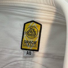 Jiu Jitsu Gi Mens A0 Kimono White Robe Gracie Humaita Martial Arts MMA Uniform
