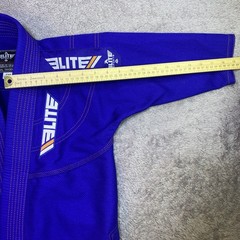 Elite Sports Gi Blue BJJ Ju Jitsu MMA Indoors Embrace The Pain Size C00 Youth