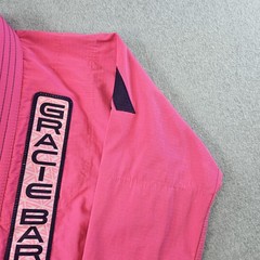 Adidas Jiu-Jitsu Gi Jacket Womens XL Pink Gracie Barra F4 X-Large Patch No Belt
