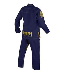 Raven Fightwear Men’s Ulfhedinn Nordic Brazilian Jiu Jitsu Premium BJJ Gi Blue